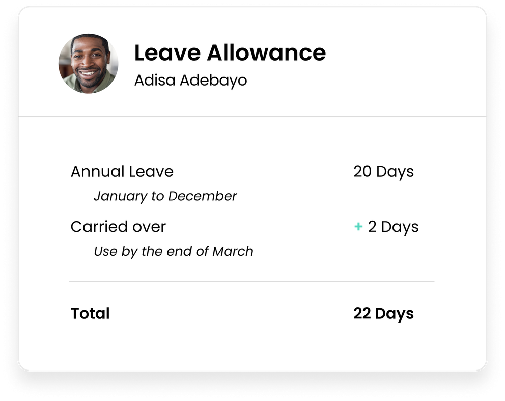 Allowance Carry Over