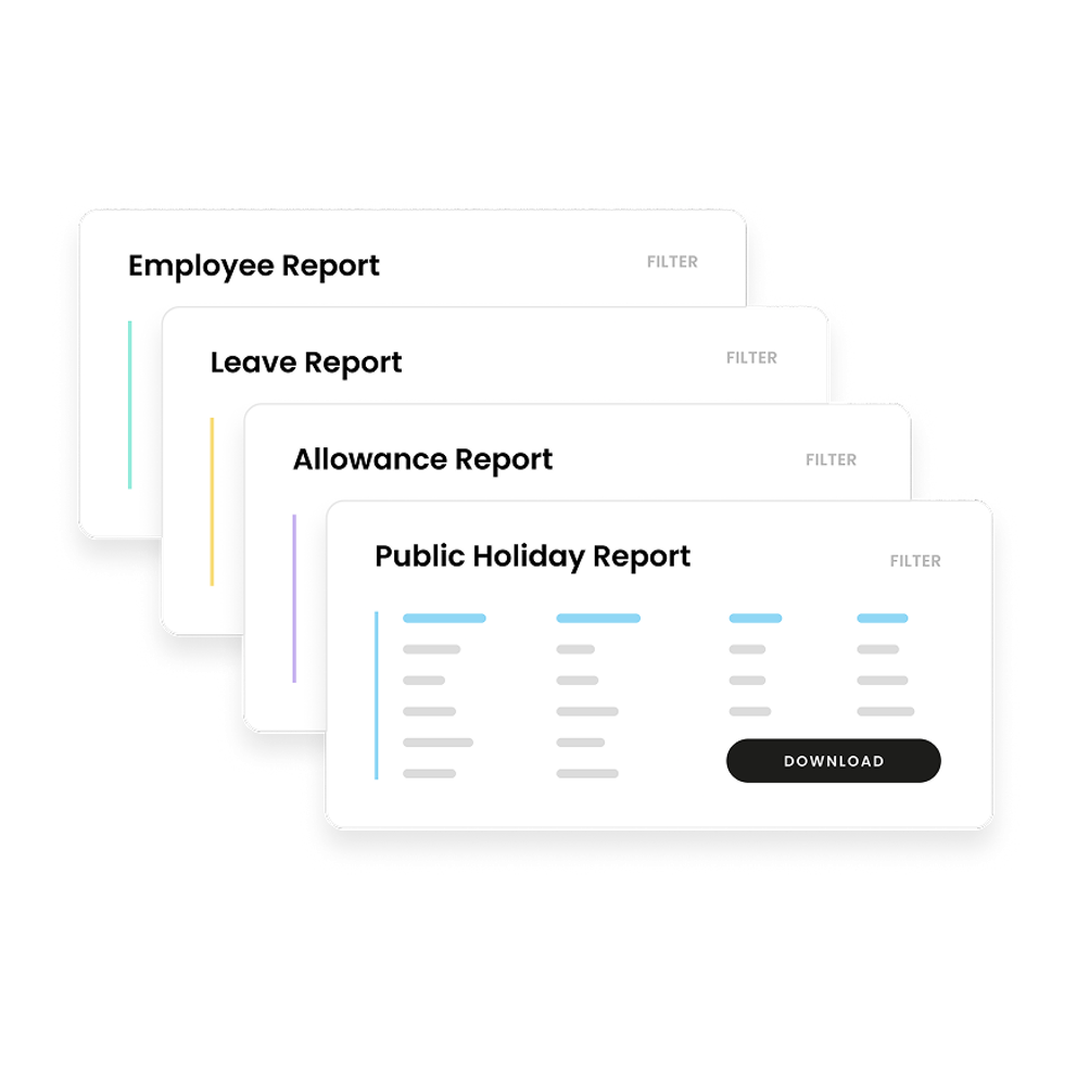 Grid contained reporting